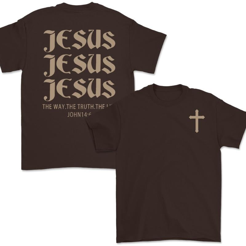 Jesus The Way of Truth T-shirt, trust him. meaningful gift. for men and women Hoodie, Sweatshirt | HypeCrazeTee.com