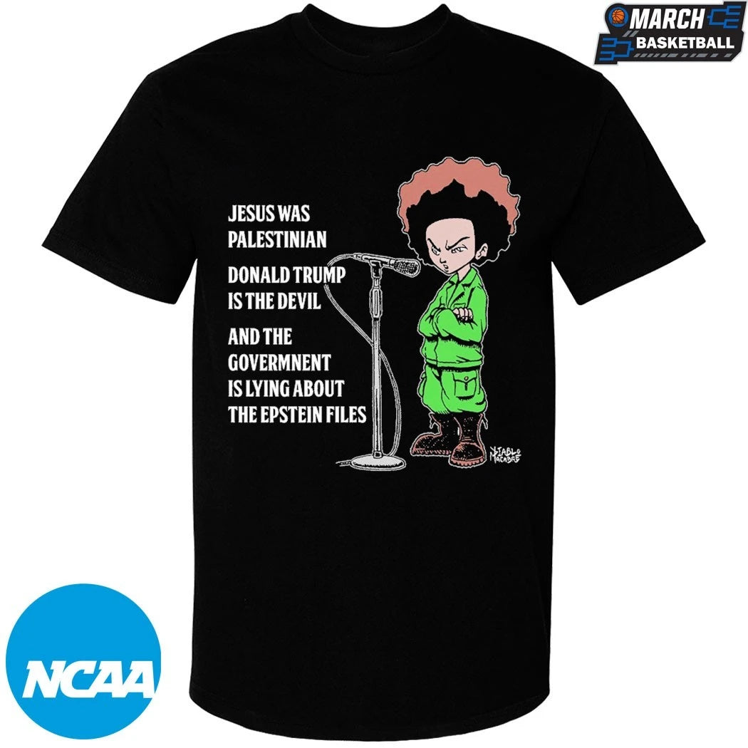 Jesus Was Palestinian Donald Trump Is The Devil And The Government Is Lying About The Epstein Files T-Shirts