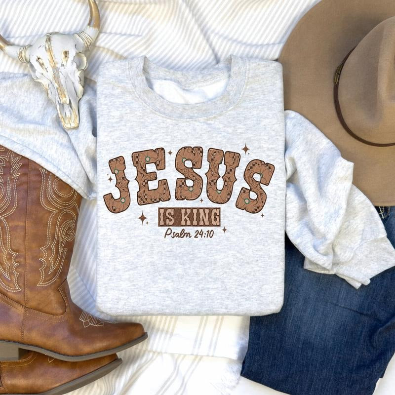 Jesus is King DTF Transfers - THIS IS NOT A SHIRT Hoodie, Sweatshirt | HypeCrazeTee.com