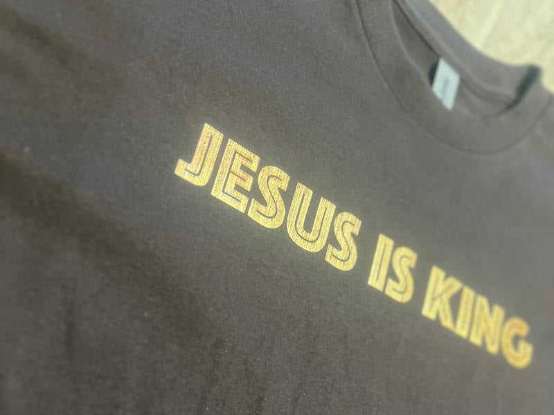 Jesus is King Unisex Chocolate Brown T-shirt Hoodie, Sweatshirt | HypeCrazeTee.com