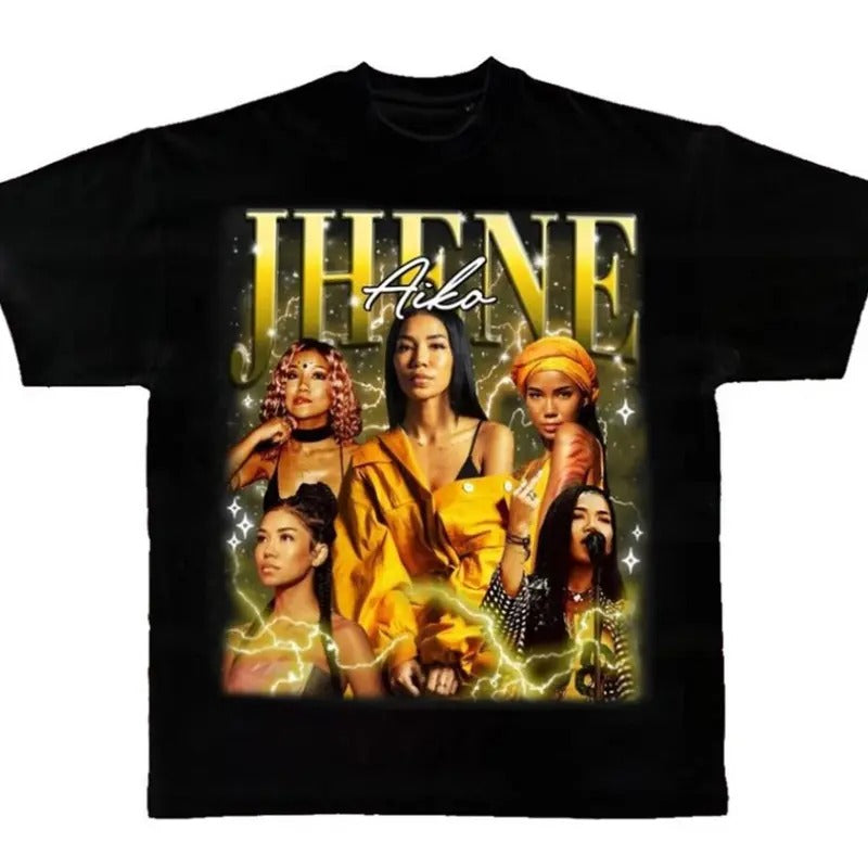 Jhene Aiko Stylish Face Graphic T-Shirt S-4XL Hoodie, Sweatshirt | HypeCrazeTee.com