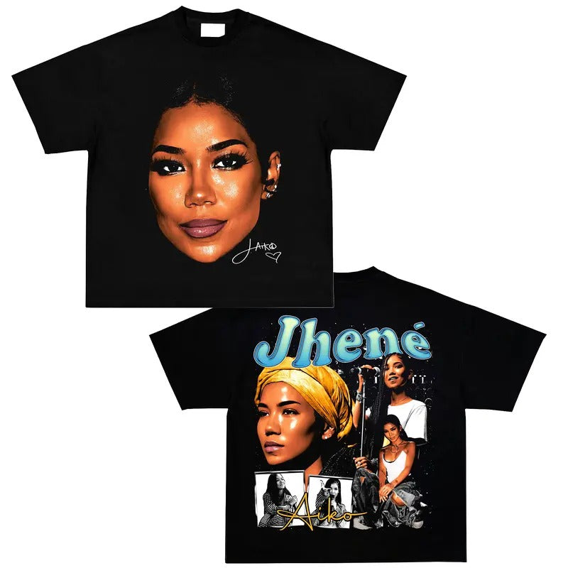 Jhene Aiko T-Shirt Rapper Graphic Tee Shirt Merch Men Women Menswear Top Hoodie, Sweatshirt | HypeCrazeTee.com
