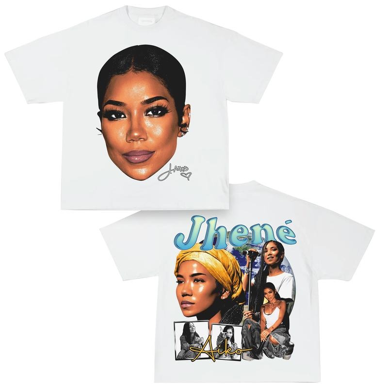Jhene Aiko T-Shirt Rapper Graphic Tee Shirt Merch Men Women Menswear Topstyle{n002}2 Hoodie, Sweatshirt | HypeCrazeTee.com