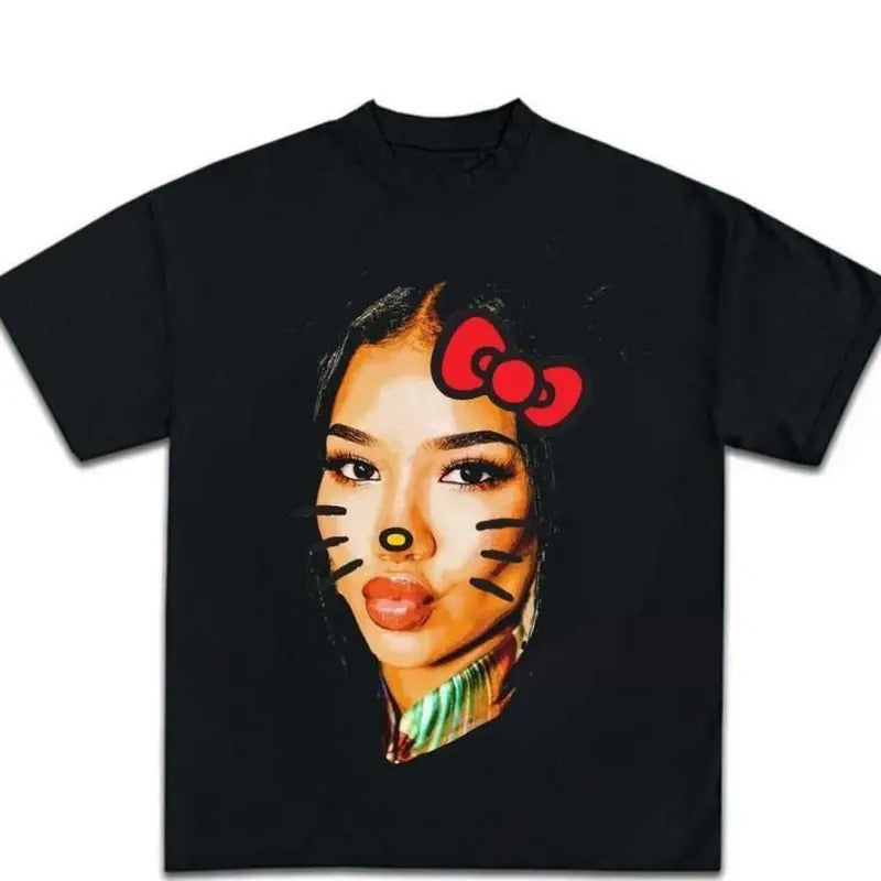 Jhene Kitty Big Face T-shirt, Rap Hip Hop Teestyle{n002}2 Hoodie, Sweatshirt | HypeCrazeTee.com