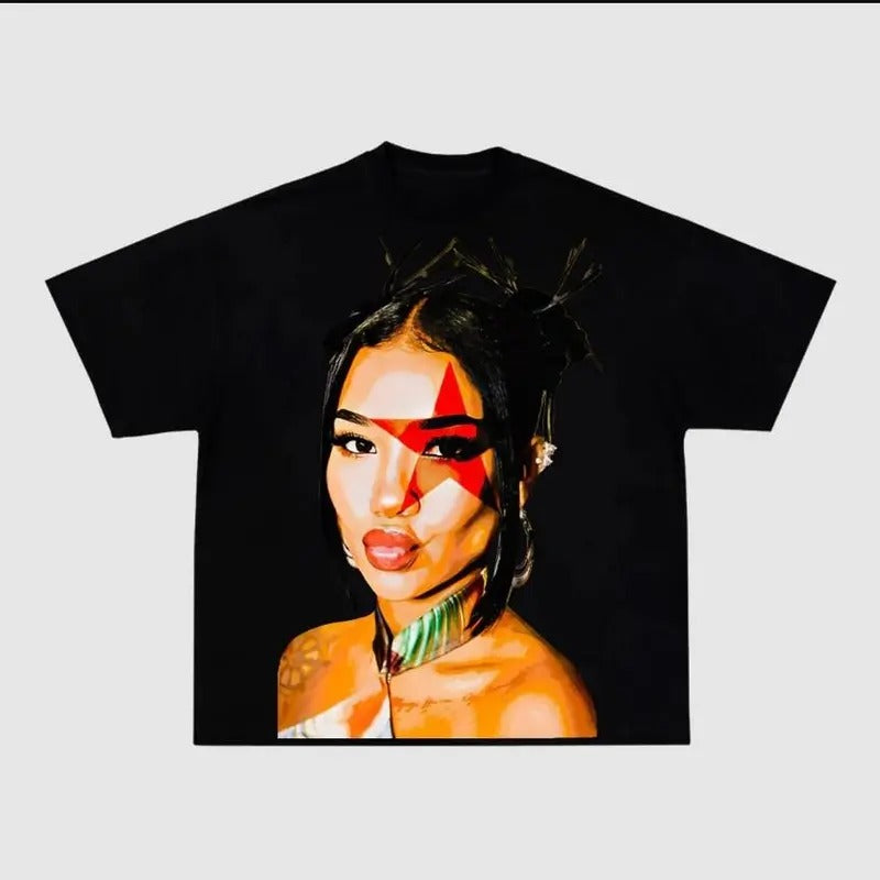 Jhene Rap Shirt - Black Classic Fabric Unisex Novelty Prints Streetwear Hoodie, Sweatshirt | HypeCrazeTee.com