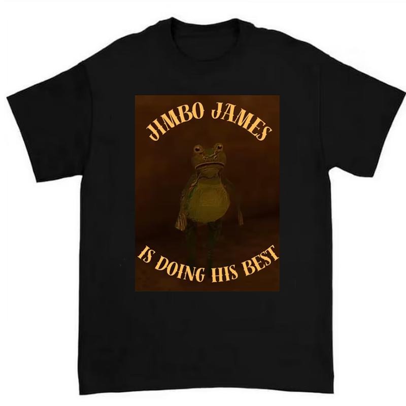 Jimbo James Doing His Best T shirt Cute Frog Art for Teens Hoodie, Sweatshirt | HypeCrazeTee.com