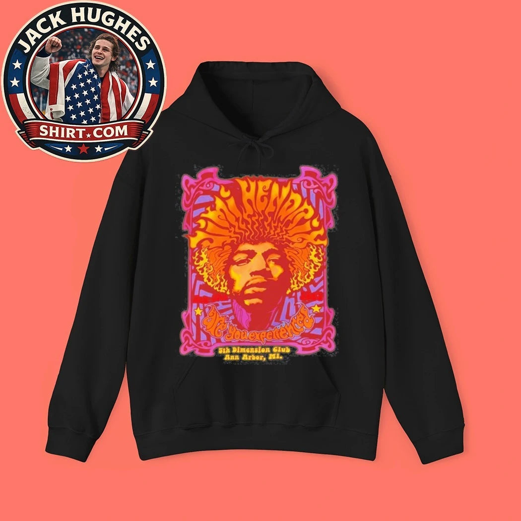 Jimi Hendrix 5th Dimension Club Are You Experienced Vintage Shirt