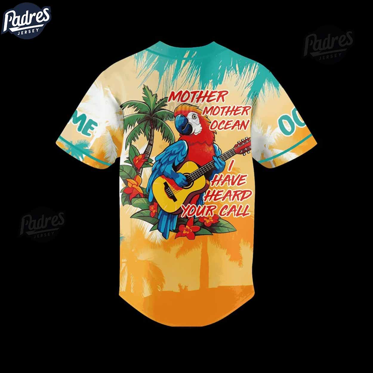 Jimmy Buffett Mother Mother Ocean Custom Baseball Jersey - Padres Jersey Oasis: Elevate Your Baseball Style Game