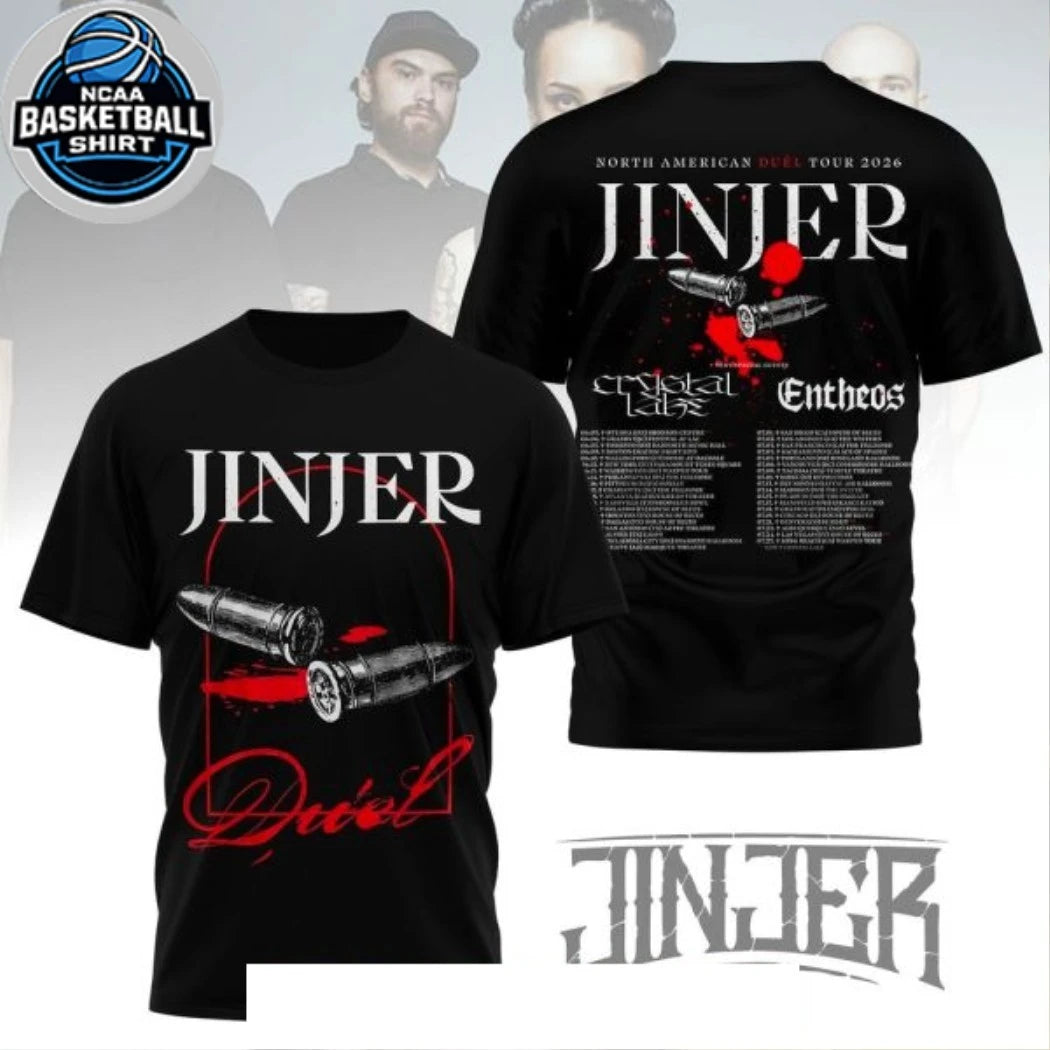 Jinjer North America Duel Tour 2026 Two Sided T-Shirt