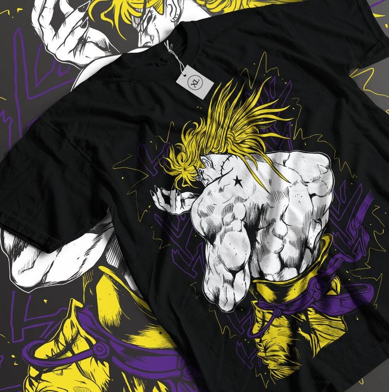 JoJo Bizarre Adventure Shirt Jotaro Kujo Tshirt Dio Giorno T-Shirt S-4XL Anime Shirt Hoodie, Sweatshirt | HypeCrazeTee.com
