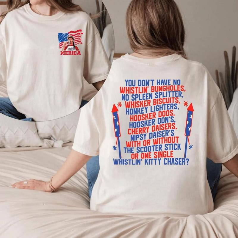 Joe Dirt Merica Tee Shirt, Patriotic Independence Day Sweatshirt, Happy Fourth Of July Shirt, Joe Dirt Fireworks T-Shirt...