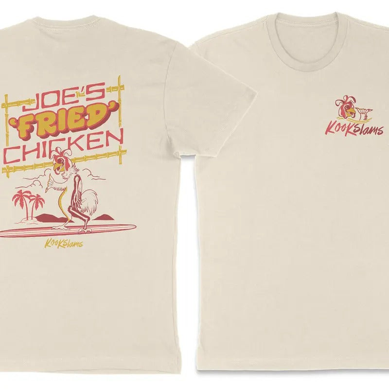 Joe Fried Chicken Shirt, Unisex Trendy Tee Womenswear Hoodie, Sweatshirt | HypeCrazeTee.com