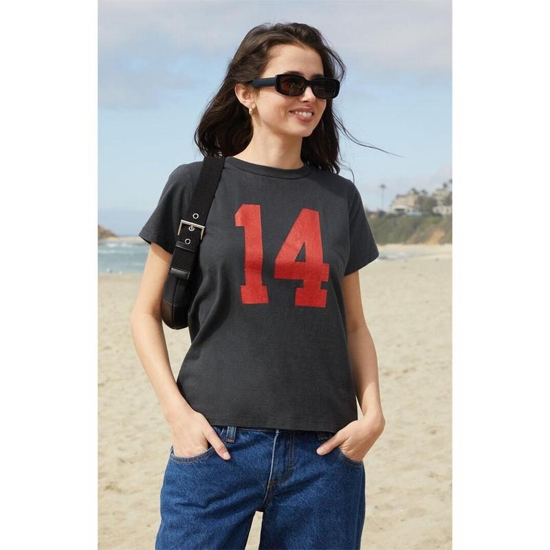John Galt Women's Black 14 Chloe T-Shirt Hoodie, Sweatshirt | HypeCrazeTee.com