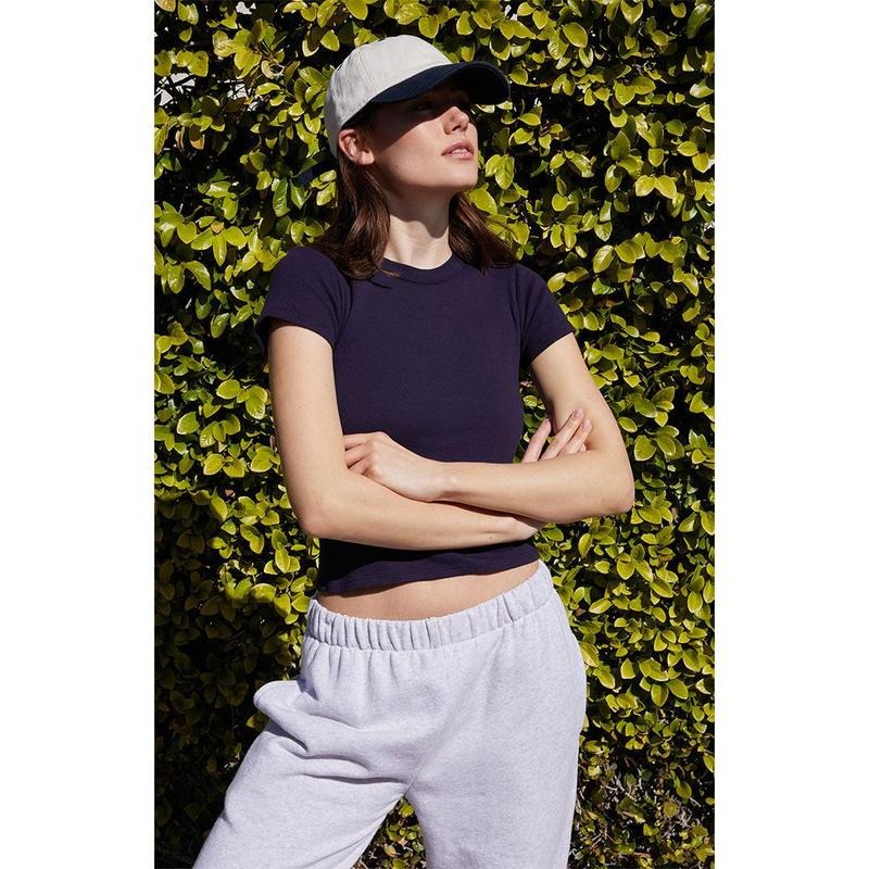 John Galt Women's Blue Hailie Basic T-Shirt Hoodie, Sweatshirt | HypeCrazeTee.com