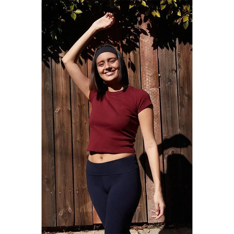 John Galt Women's Burgundy Hailie Basic T-Shirt Hoodie, Sweatshirt | HypeCrazeTee.com