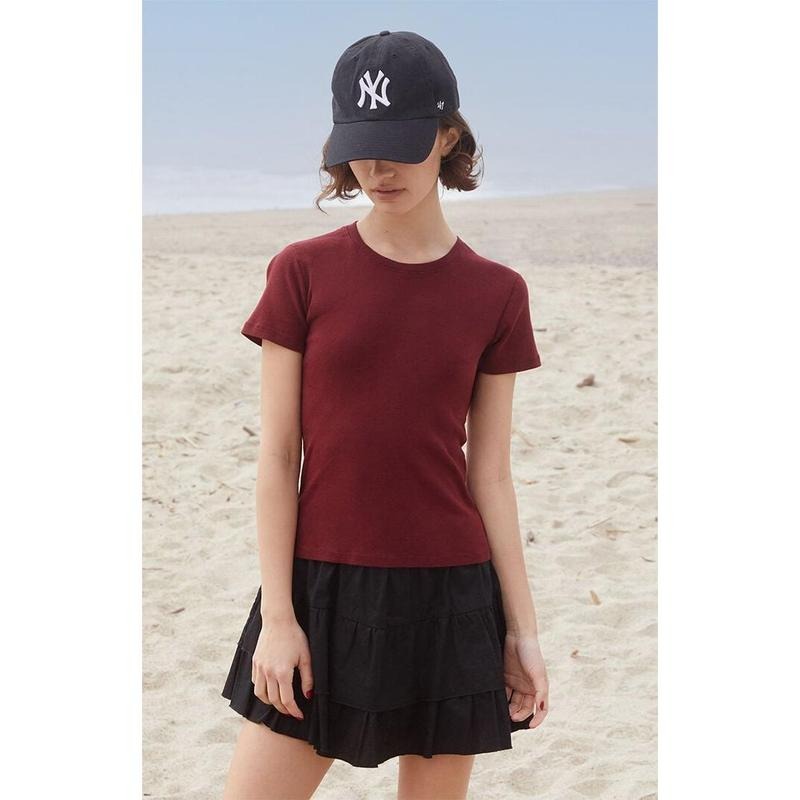 John Galt Women's Burgundy Jasmine T-Shirt Hoodie, Sweatshirt | HypeCrazeTee.com