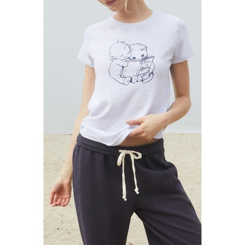 John Galt Women's Chloe Puss In Boots T-Shirt - Multicolor Hoodie, Sweatshirt | HypeCrazeTee.com
