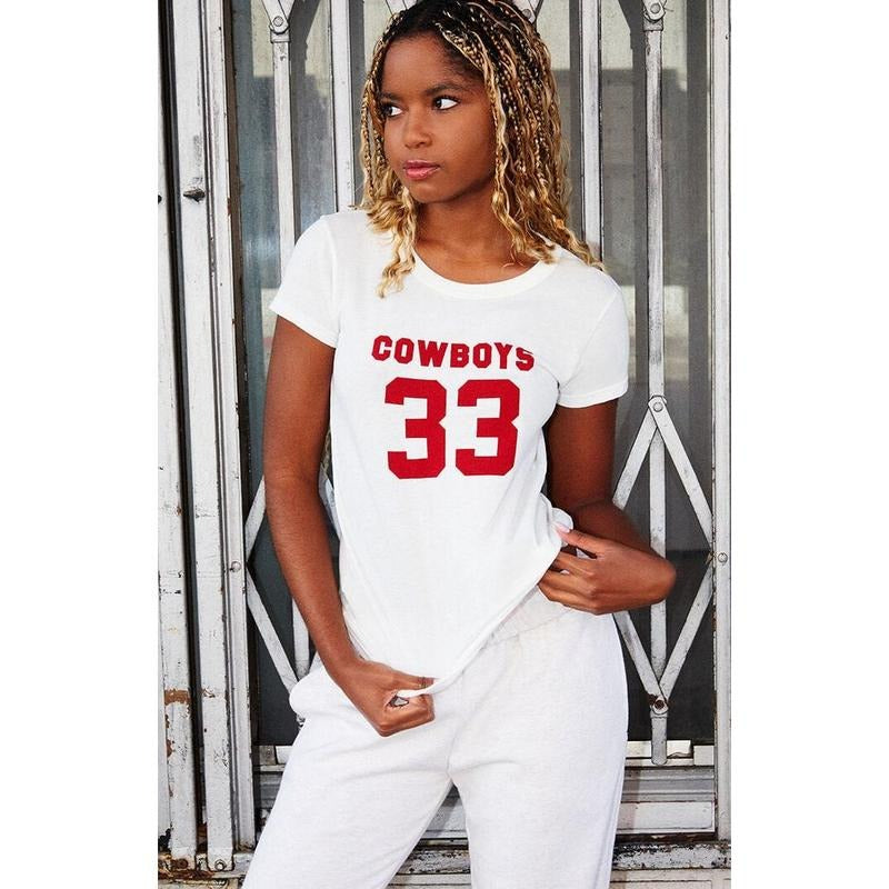 John Galt Women's Hailie Cowboy 33 T-Shirt - Multicolor Hoodie, Sweatshirt | HypeCrazeTee.com