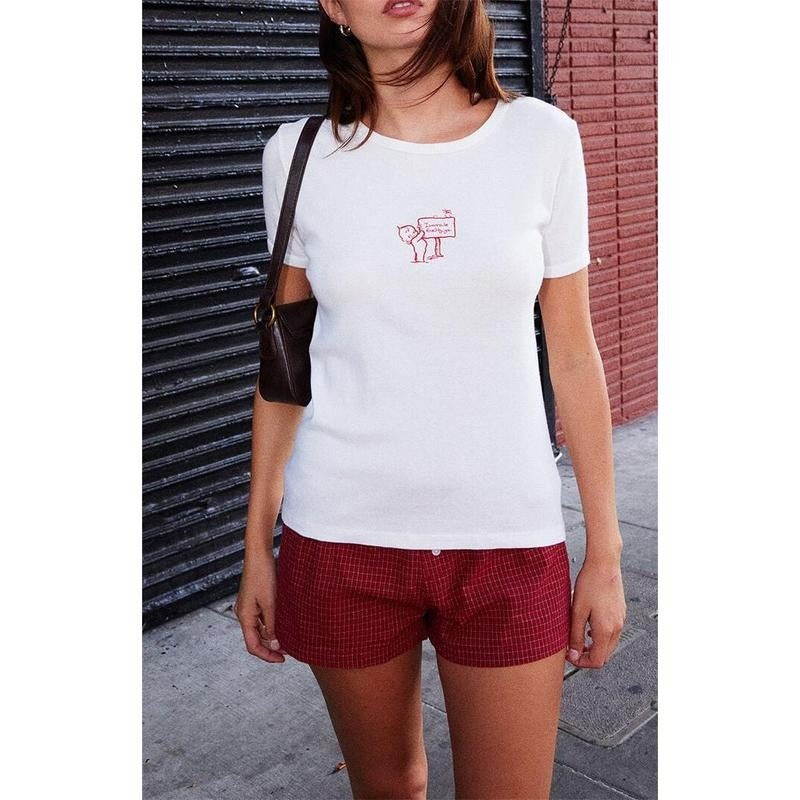 John Galt Women's Hailie Loved By You T-Shirt - Multicolor Hoodie, Sweatshirt | HypeCrazeTee.com