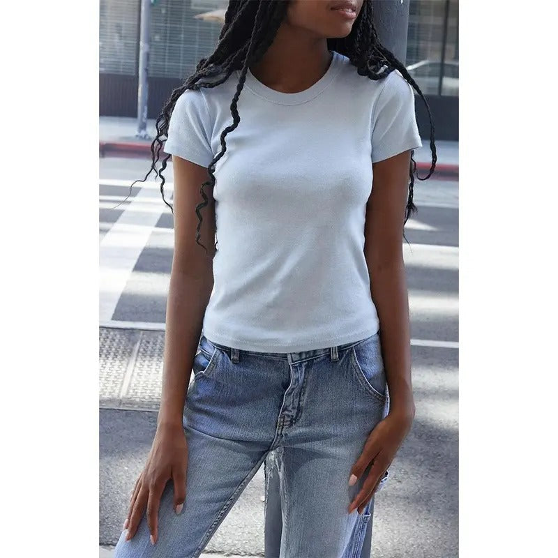 John Galt Women's Light Blue Hailie T-Shirtstyle{n002}2 T-Shirts, Hoodie, Sweatshirt | HypeCrazeTee.com