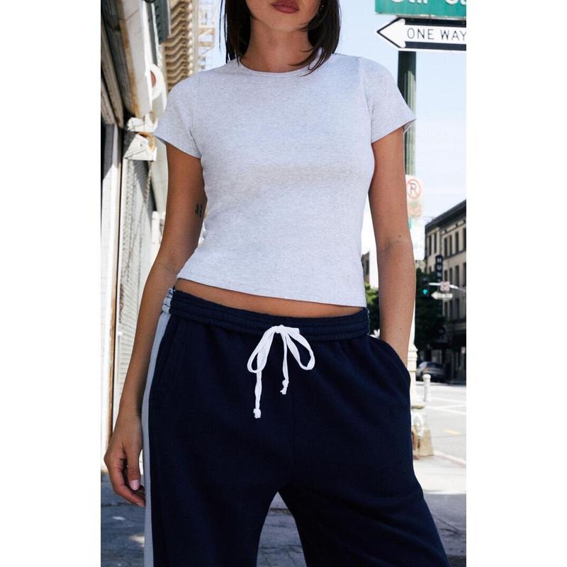 John Galt Women's Light Gray Ashlyn T-Shirt Hoodie, Sweatshirt | HypeCrazeTee.com