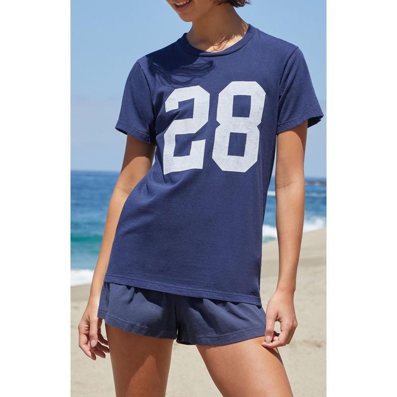 John Galt Women's Navy Chloe 28 T-Shirt - Multicolor Hoodie, Sweatshirt | HypeCrazeTee.com