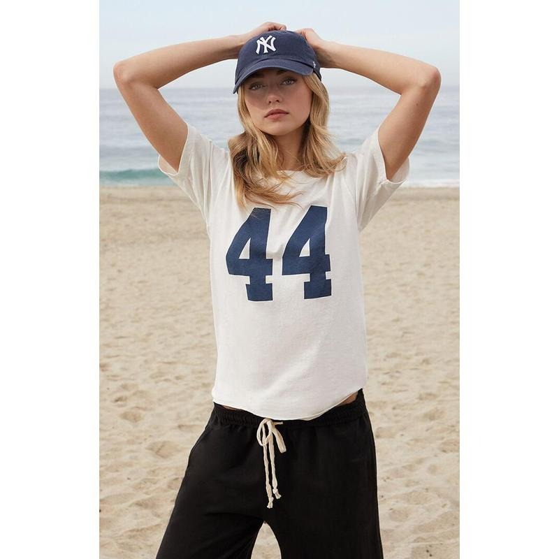 John Galt Women's White Chloe 44 T-Shirt - Multicolor Hoodie, Sweatshirt | HypeCrazeTee.com