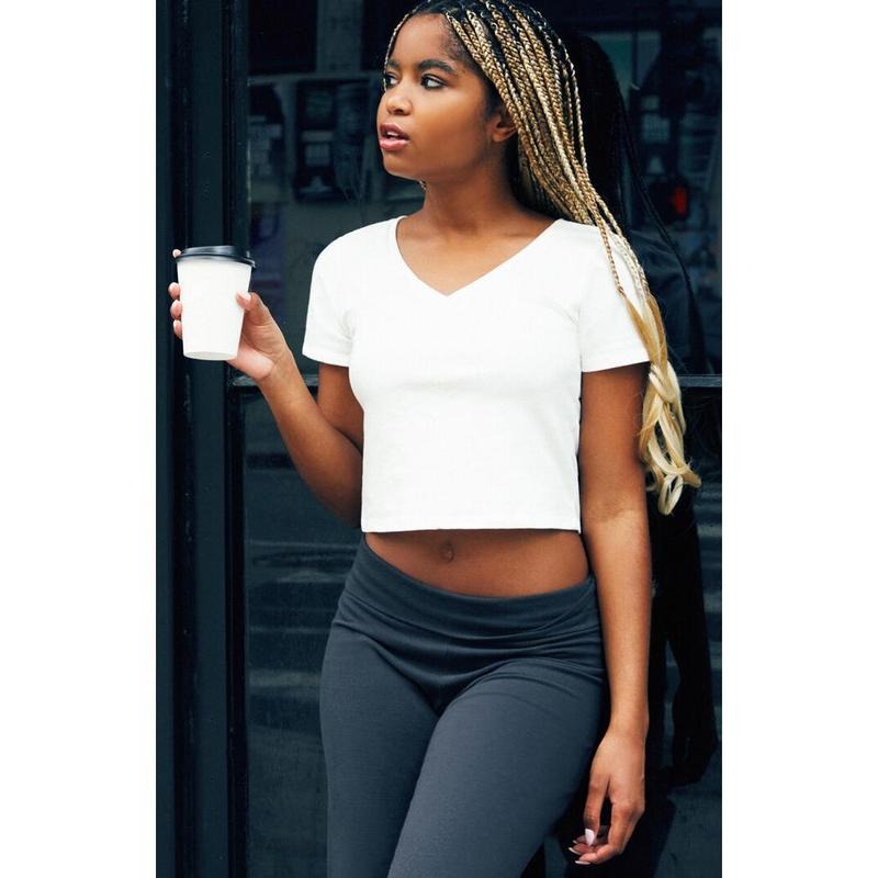 John Galt Women's White V-Neck T-Shirt Hoodie, Sweatshirt | HypeCrazeTee.com