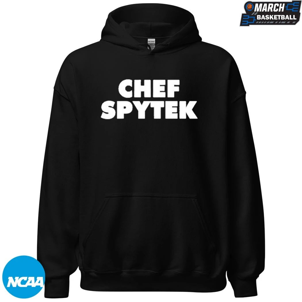 John Spytek Wearing Chef Spytek T-Shirts