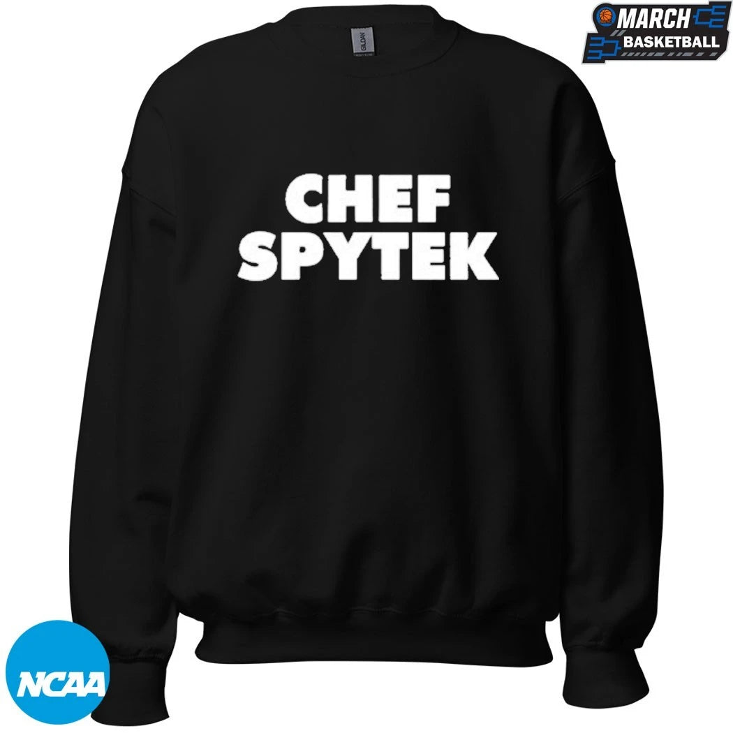 John Spytek Wearing Chef Spytek T-Shirts