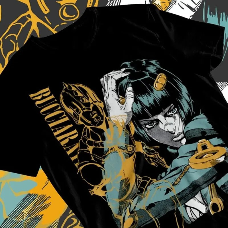 Jojo's Bizarre Adventure T-Shirt Bruno Bucciarati Anime Manga Soft Tee Unisex Full Size Hoodie, Sweatshirt | HypeCrazeTee.com