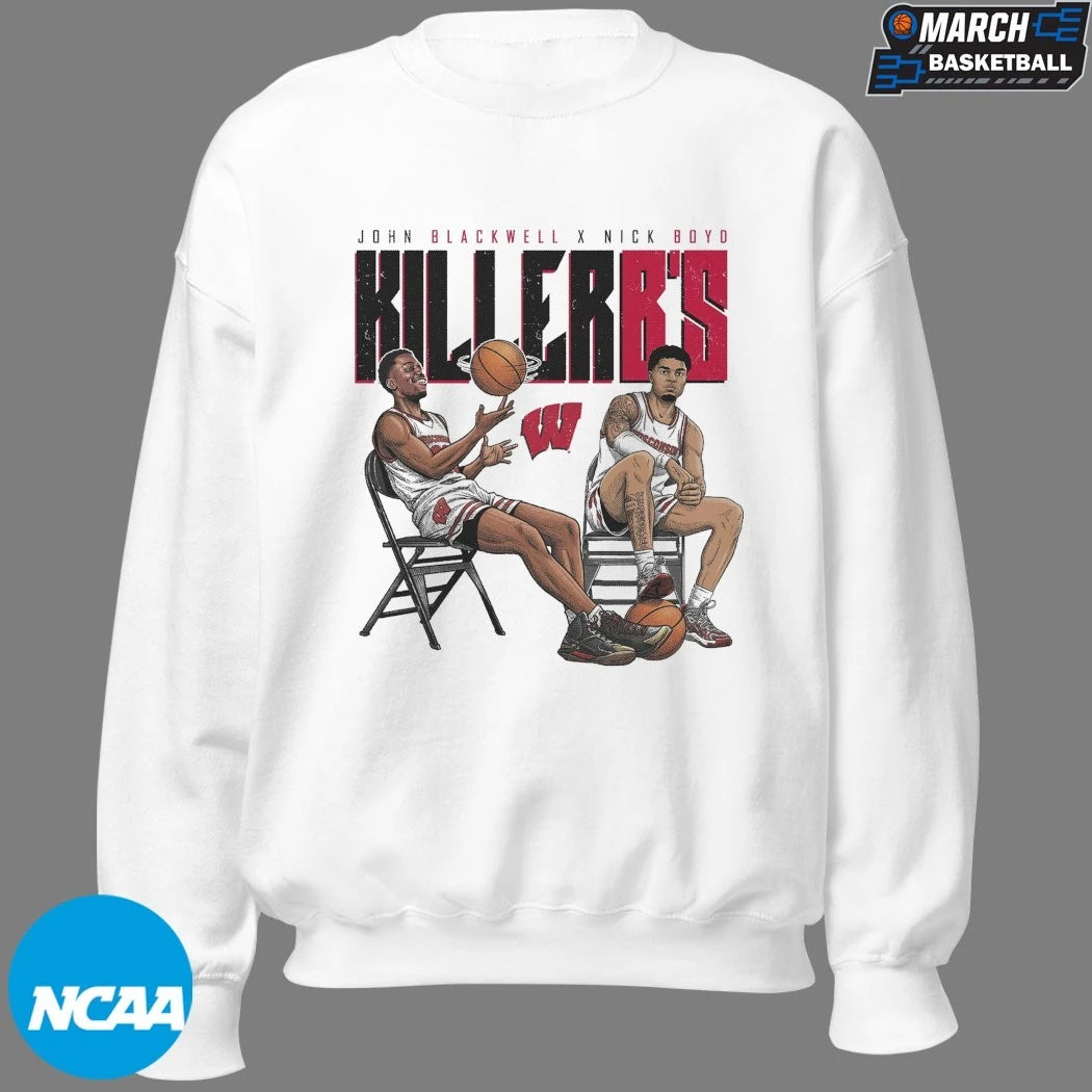 Jonathan Blackwell x Nick Boyd Killer B’s Wisconsin Badgers Chairs T-shirts