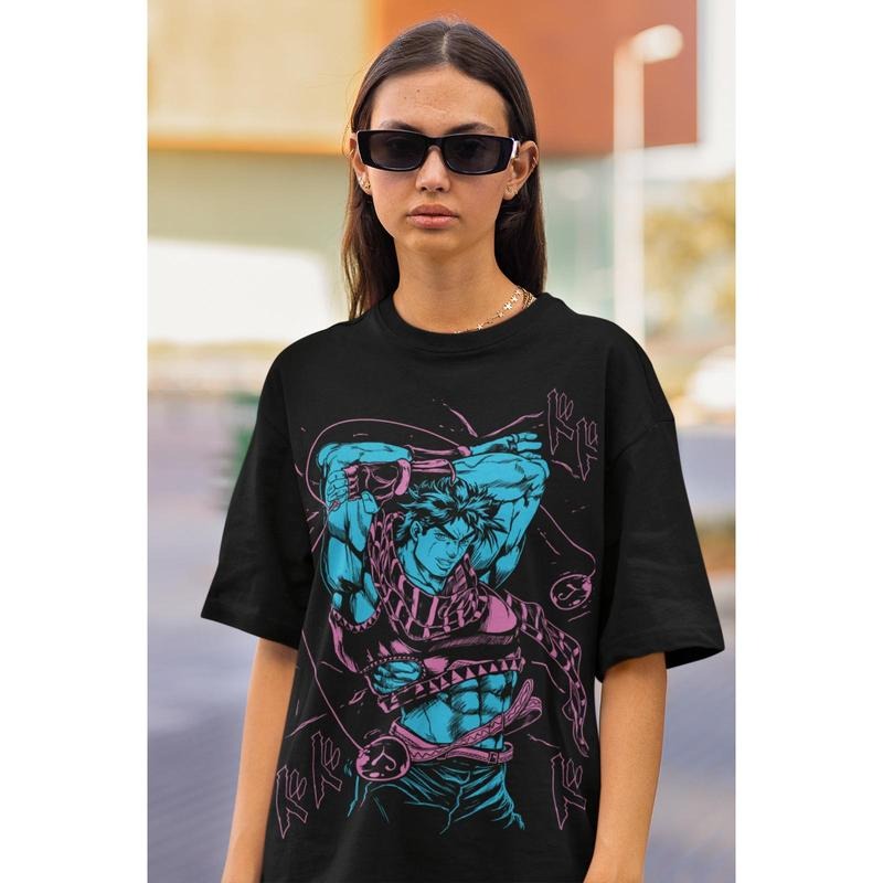 Joseph Joestar T-Shirt S-4XL Jojo 's Bizarre Adventure Anime Manga Gift Shirt Tshirt S-4XLstyle{n002}2 Hoodie, Sweatshirt