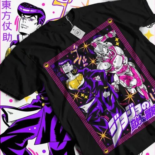 Josuke Higashikata T-Shirt Jojo's Bizzare Adventure Girl Gift Shirt All Size Hoodie, Sweatshirt | HypeCrazeTee.com