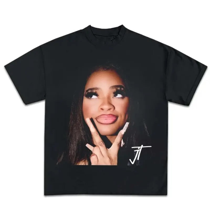 Jt Signature Face Graphic Tee T-Shirt Hoodie, Sweatshirt | HypeCrazeTee.com