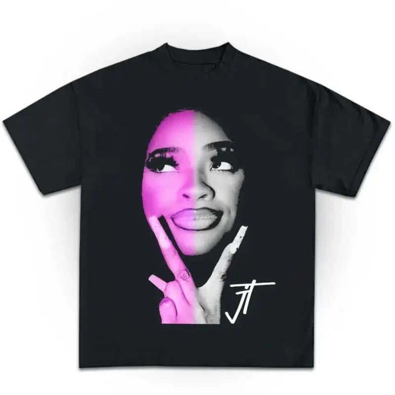 Jt Signature Face Man 90s Vintage Bootleg Rap Vintage T-Shirts, Hoodie, Sweatshirt
