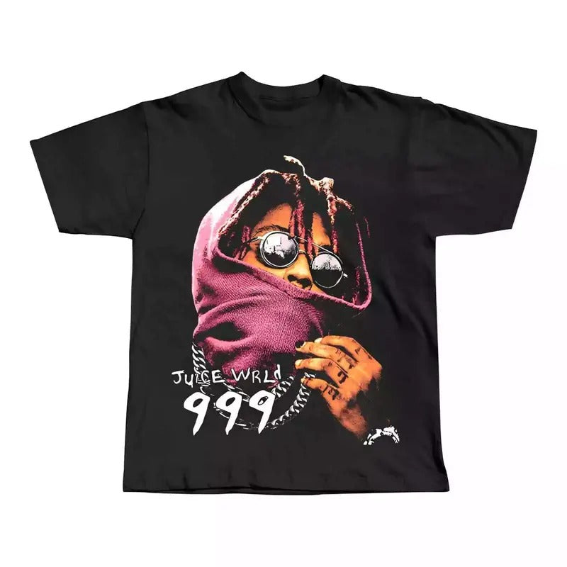 Juic3 WRLD Big Face 999 Vintage Fan Cotton T-Shirts, Hoodie, Sweatshirt