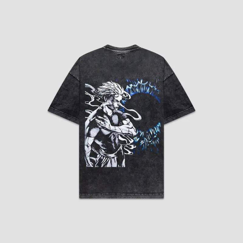 Jujutsu Kaisen "Limitless" Koja Originals Core Heavyweight Tee 100% Cotton OVERSIZED T-shirt Streetwear Graphic Fabric...