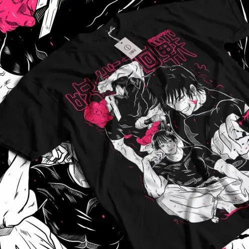Jujutsu Kaisen Fushiguro Toji T-shirt Gojo Anime Horror Gift Shirt Tee All Size Hoodie, Sweatshirt | HypeCrazeTee.com
