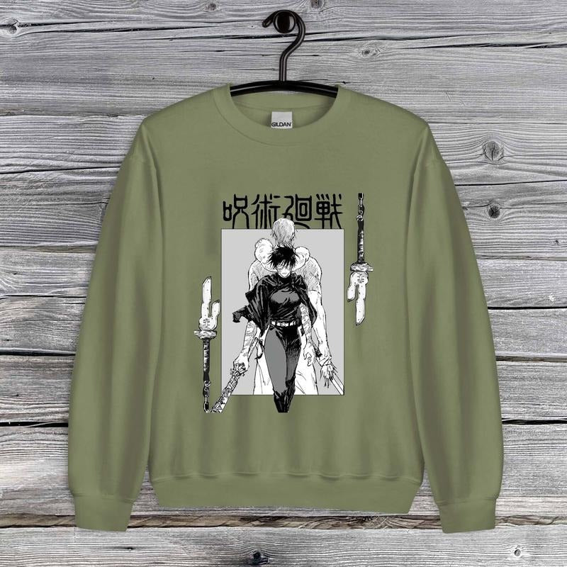Jujutsu Kaisen Maki Sweatshirt Gift For Fans, Anime T-shirt Sweatshirt Hoodie, Sweatshirt, Hoodie | HypeCrazeTee.com