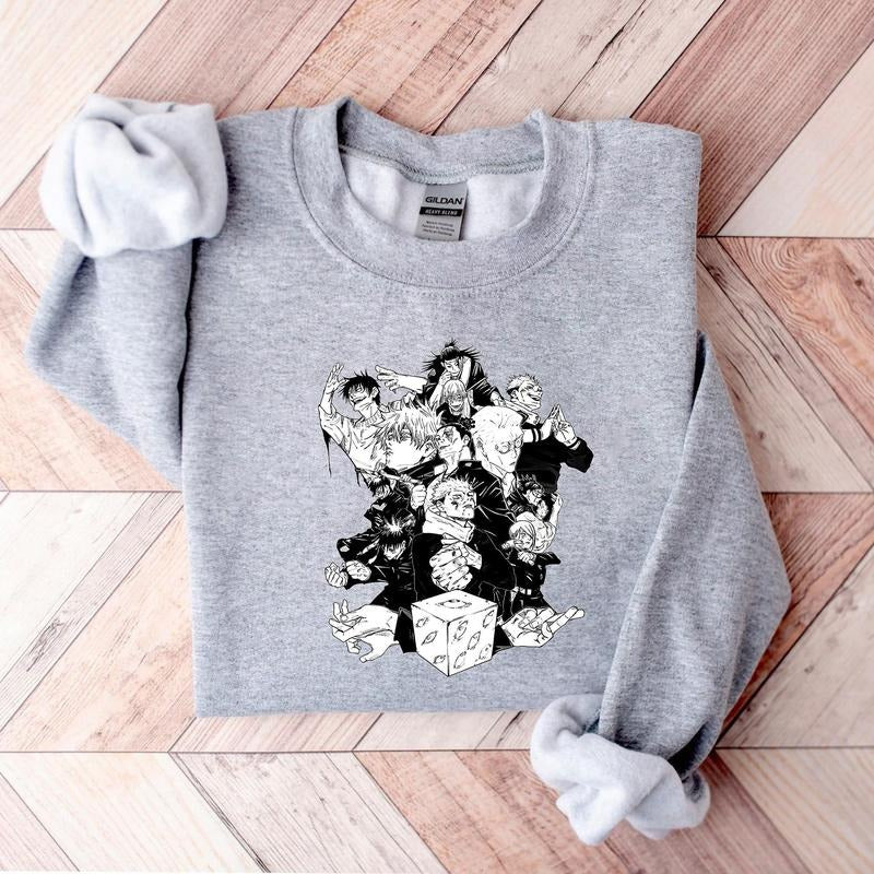 Jujutsu Kaisen Shibuya Sweatshirt Gift For Fans, Anime T-shirt Sweatshirt, Sweatshirt, Hoodie Sweatshirt, Hoodie, Comfort...