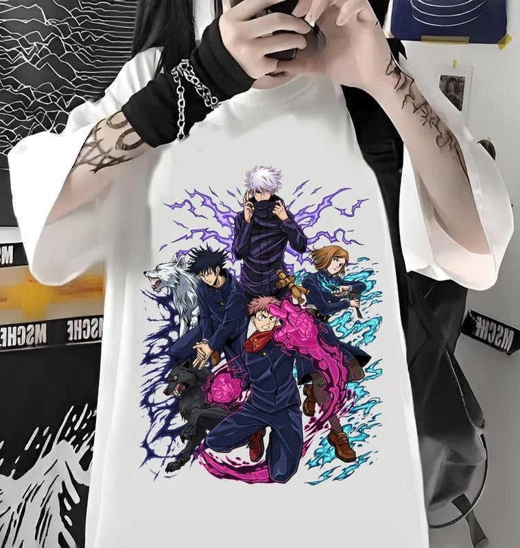 Jujutsu Kaisen Shirt, JJK Shirt, Anime Fan Gifts Shirt, Otaku Anime Manga Shirt, Anime Clothing, Unisex Anime Shirt,...