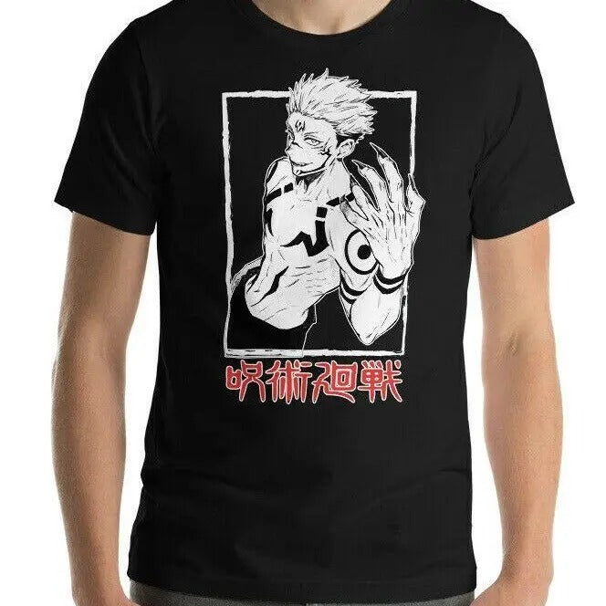 Jujutsu Kaisen Sukuna T-Shirt S-4XL,Yuji Itadori,Sukuna Anime,graphic T-Shirt S-4XL Hoodie, Sweatshirt | HypeCrazeTee.com