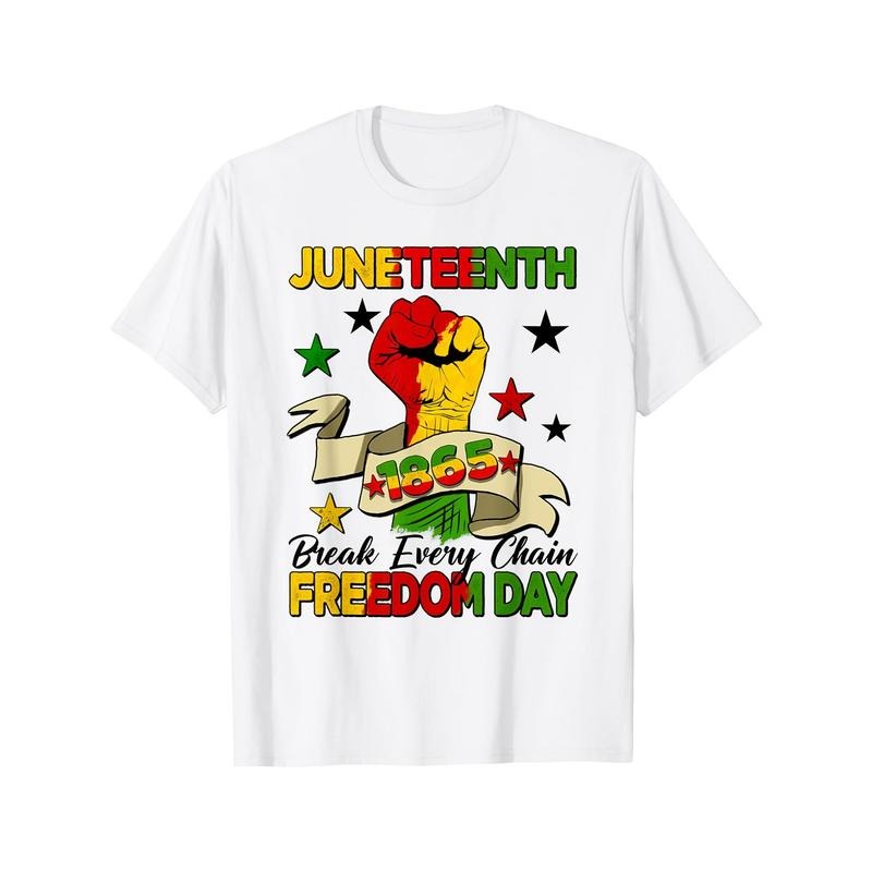 Juneteenth 1865 Black History Break Every Chain Freedom DayMen T-Shirt Hoodie, Sweatshirt | HypeCrazeTee.com