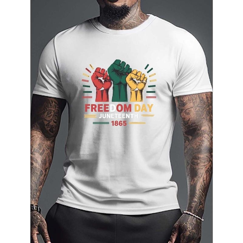 Juneteenth Celebration Plus Size Men's T-Shirt