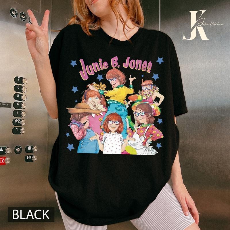 Junie B Teacher Junie B Jones Shirt Teacher Kindergarten Teacher Children'S Character Affirmation Shirt Tops Menswear Cotton T-Shirts, Hoodie, Sweatshirt