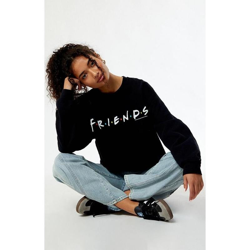 Junk Food Women's Friends Crew Neck Sweatshirt T-Shirts, Hoodie | HypeCrazeTee.com