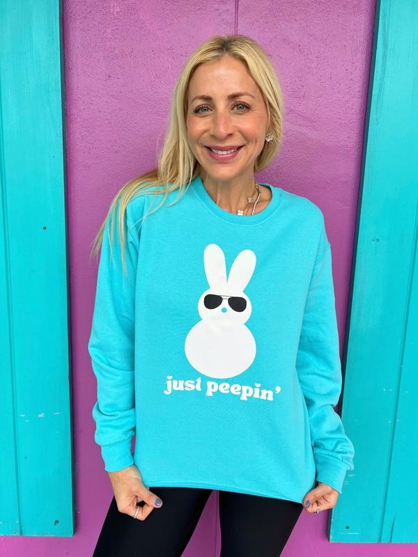 Just Peepin' Sweatshirt T-Shirts, Hoodie | HypeCrazeTee.com