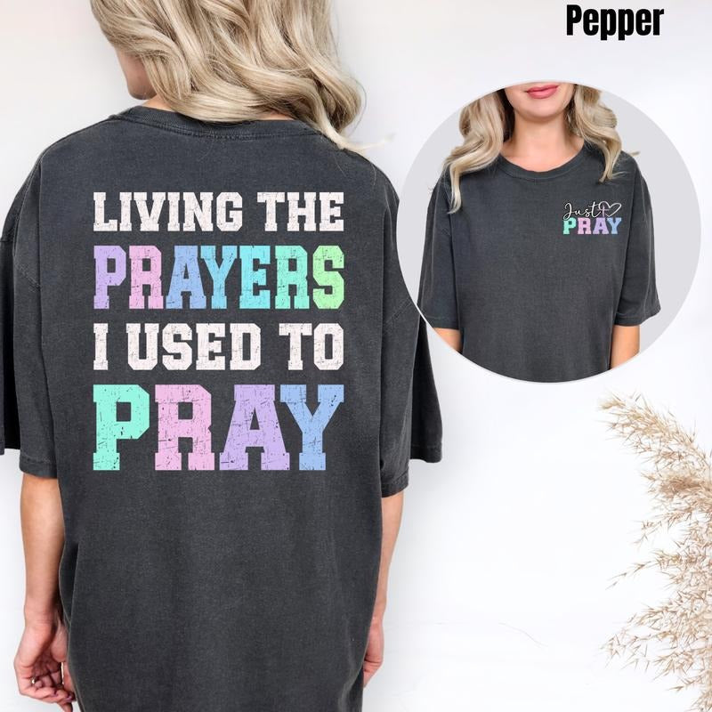 Just Pray Colorful Comfort Colors T-Shirt 'NLB' Hoodie, Sweatshirt | HypeCrazeTee.com