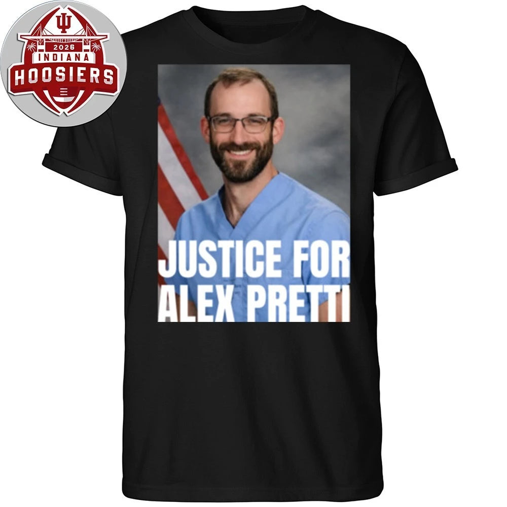 Justice-For-Alex-Pretti American Flag 1988-2026 T-Shirt
